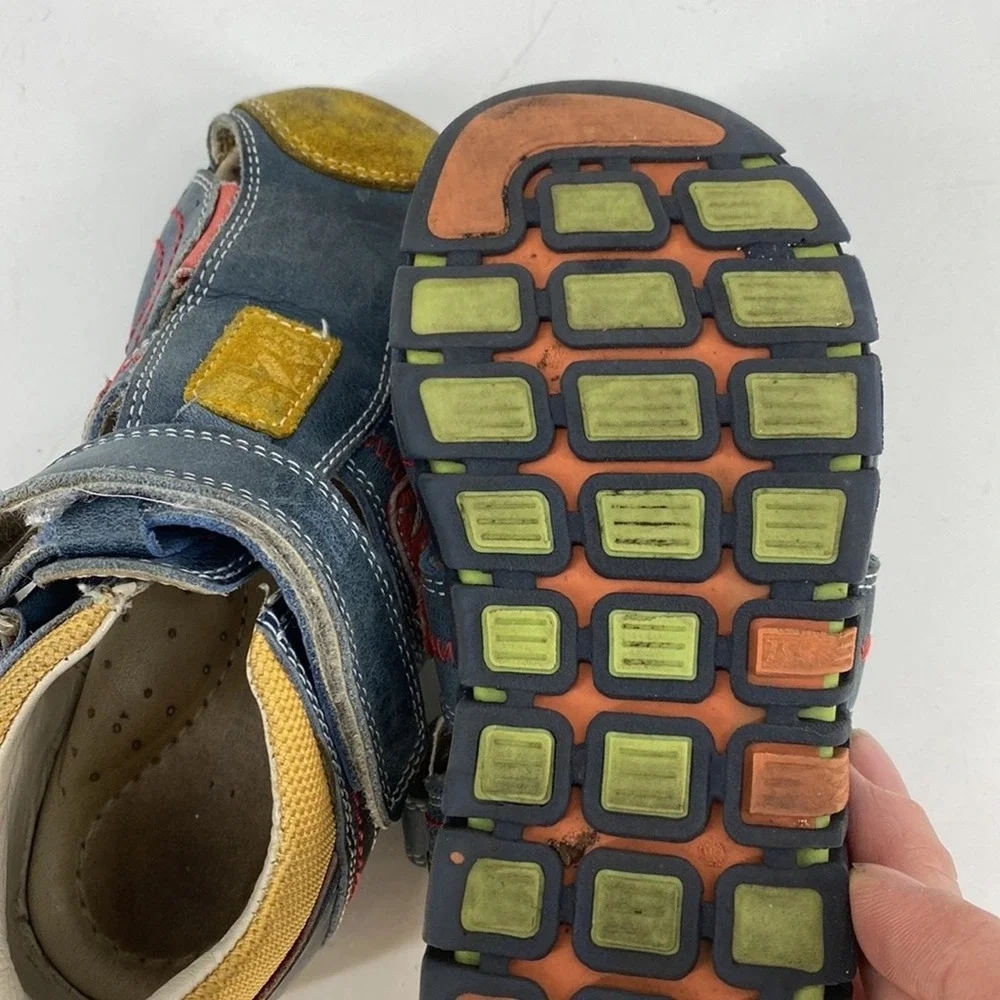 Minimen‎ Leather Toddler 11 EU 28 Orthopedic Sandal Shoe Leather Ankle Support